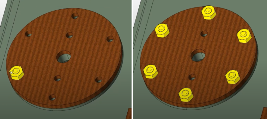 회전 대칭 사용 예시