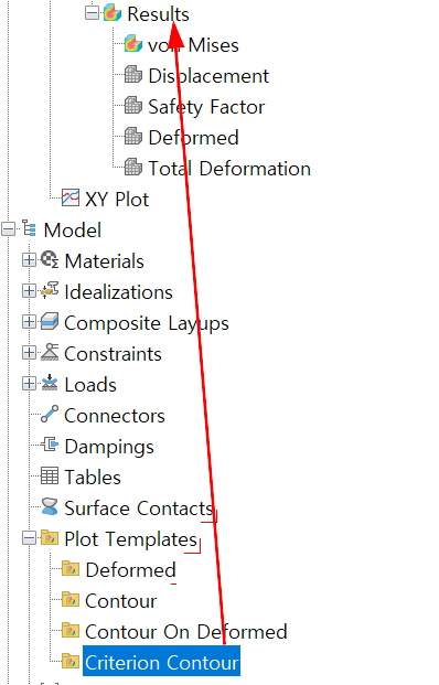 해석 결과 템플릿 추가