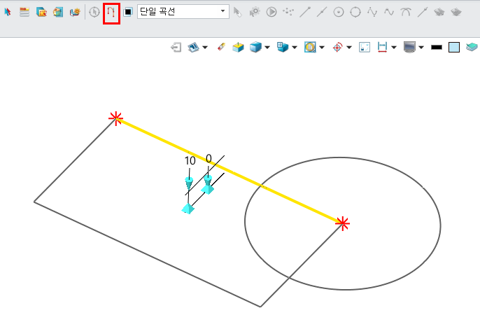 교차에서 정지 비활성화 상태