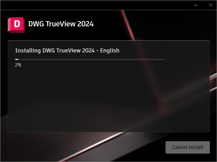 DWG 트루뷰 다운로드 과정 7