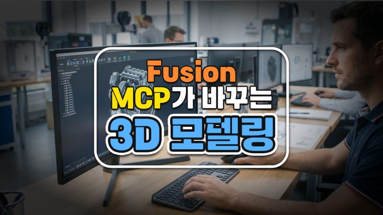 클릭 다섯 번이 한 문장으로: Fusion MCP가 바꾸는 3D 모델링