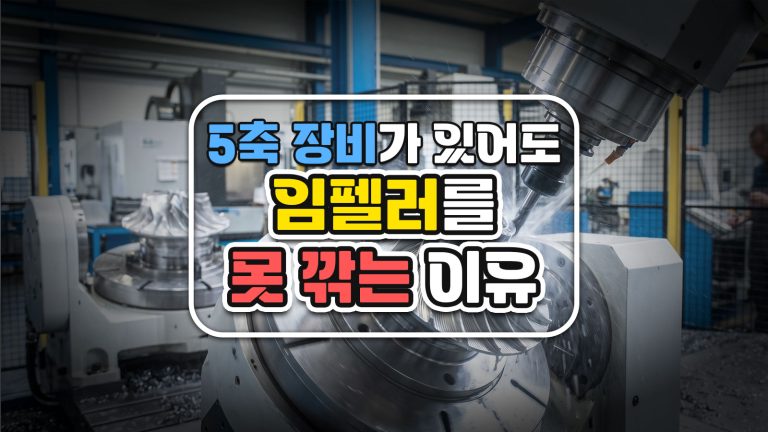 5축 장비가 있어도 임펠러를 못 깎는 이유