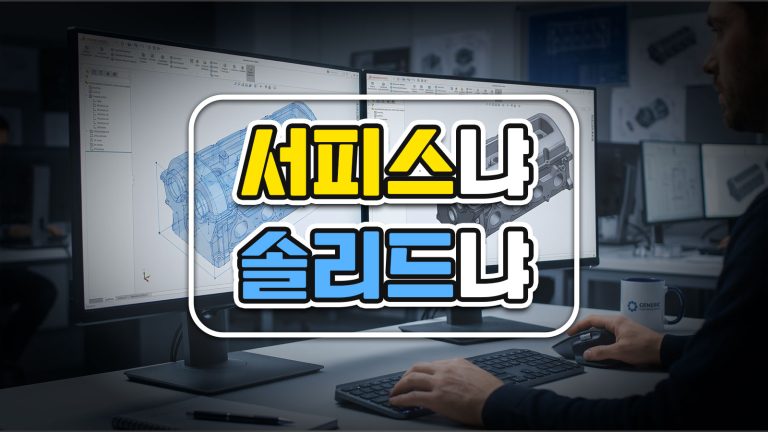 서피스냐 솔리드냐, 설계 변경 한 건에 무너지는 피처 트리