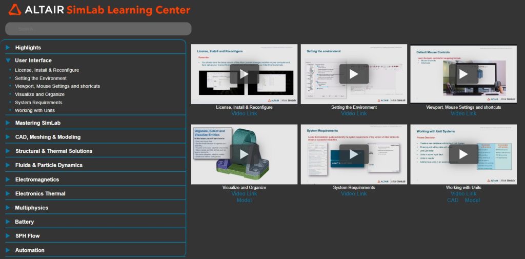 Simlab 무료 온라인 교육 사이트