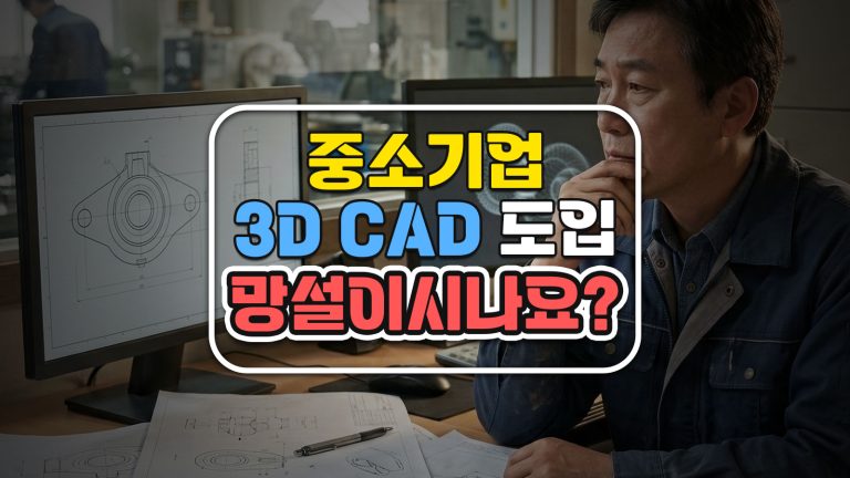 3D CAD 도입, 망설임 멈추는 중소기업의 진짜 이유